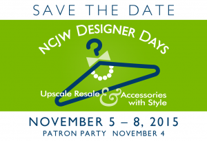 Designer Days Flyer: November 5 through 8 Upscale Resale and Accessories with style