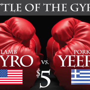 Battle of the Gyros, American vs. Greek Style